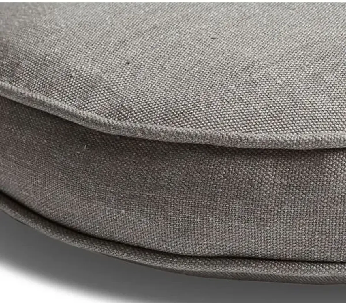 Claire 16x16 Disc Pillow - Charcoal Linen