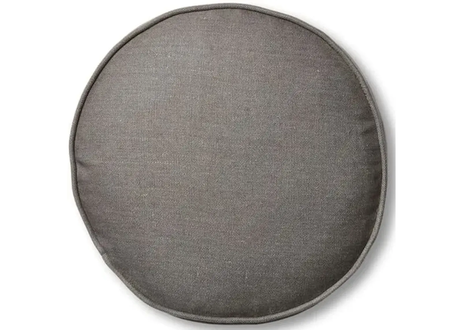 Claire 16x16 Disc Pillow - Charcoal Linen