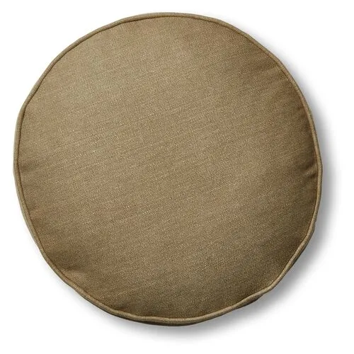 Claire 16x16 Disc Pillow - English Green Linen