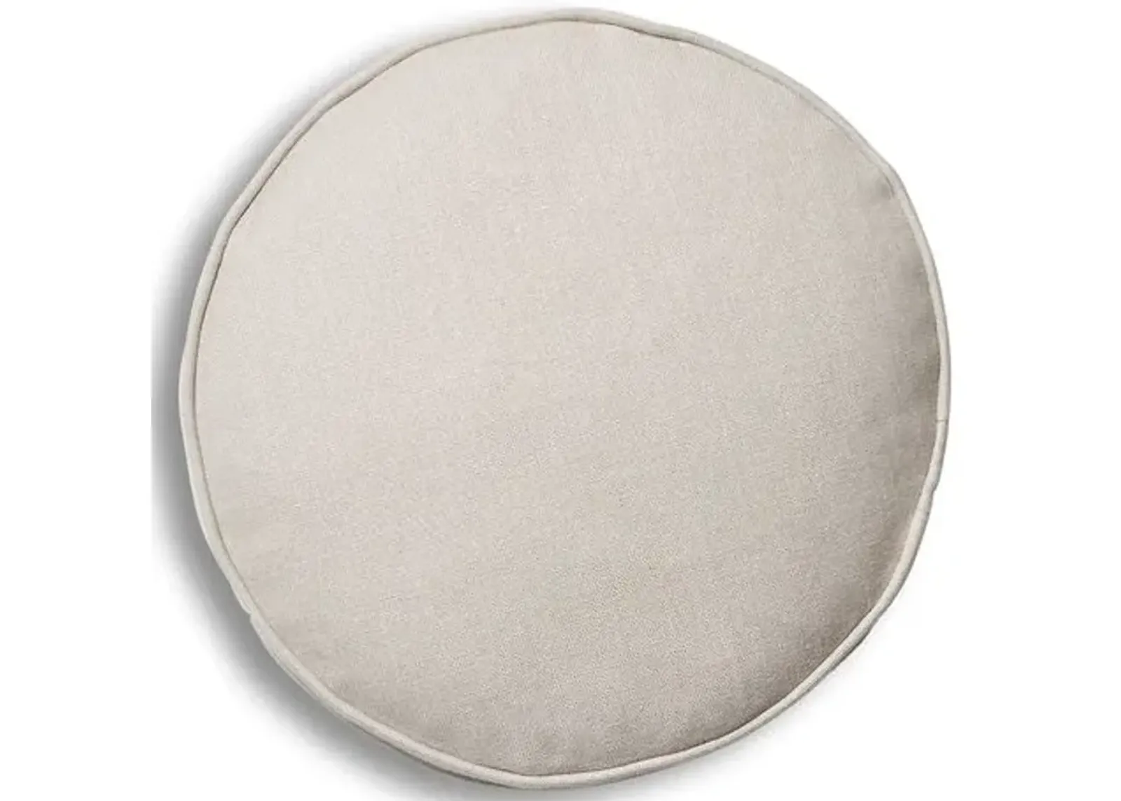 Claire 16x16 Disc Pillow - Quartz Linen