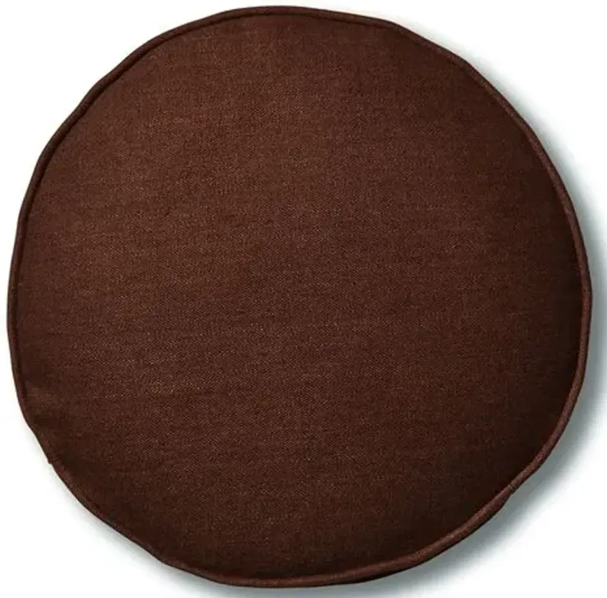 Claire 16x16 Disc Pillow - Walnut Linen