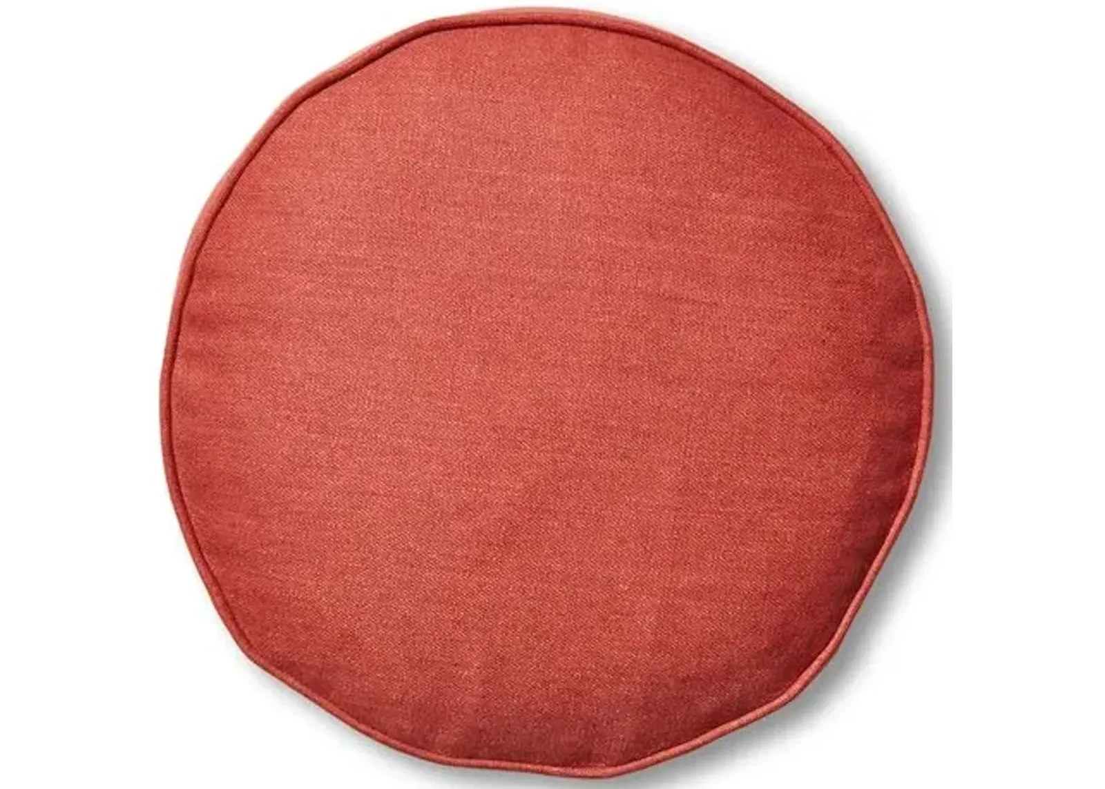 Claire 16x16 Disc Pillow - Rust Linen