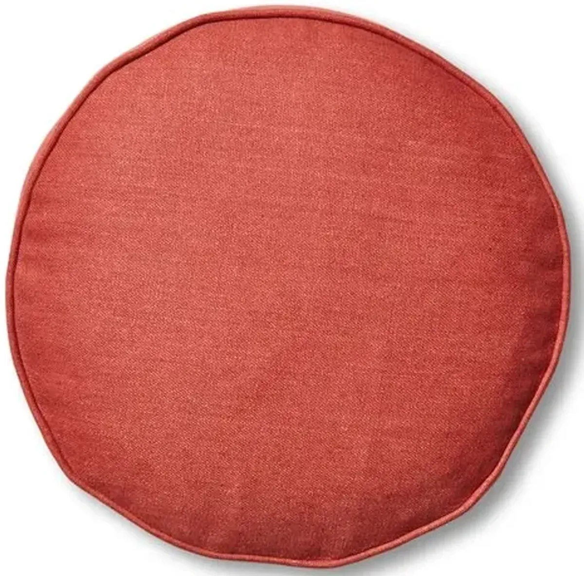 Claire 16x16 Disc Pillow - Rust Linen