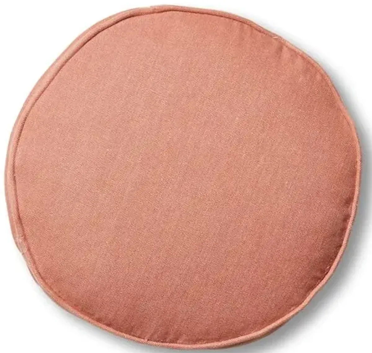 Claire 16x16 Disc Pillow - Rose Linen