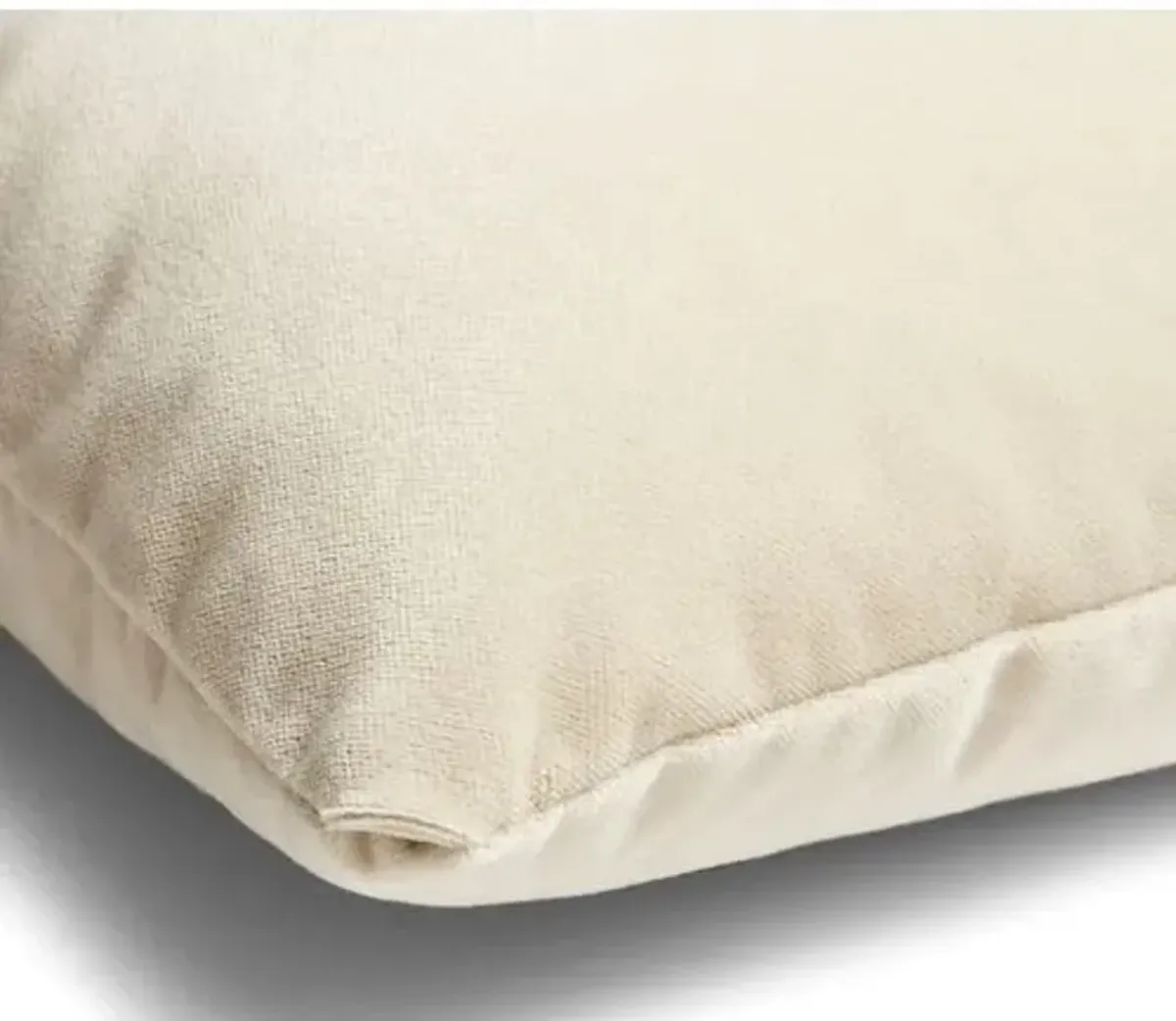 Hazel Pillow - Bisque Velvet