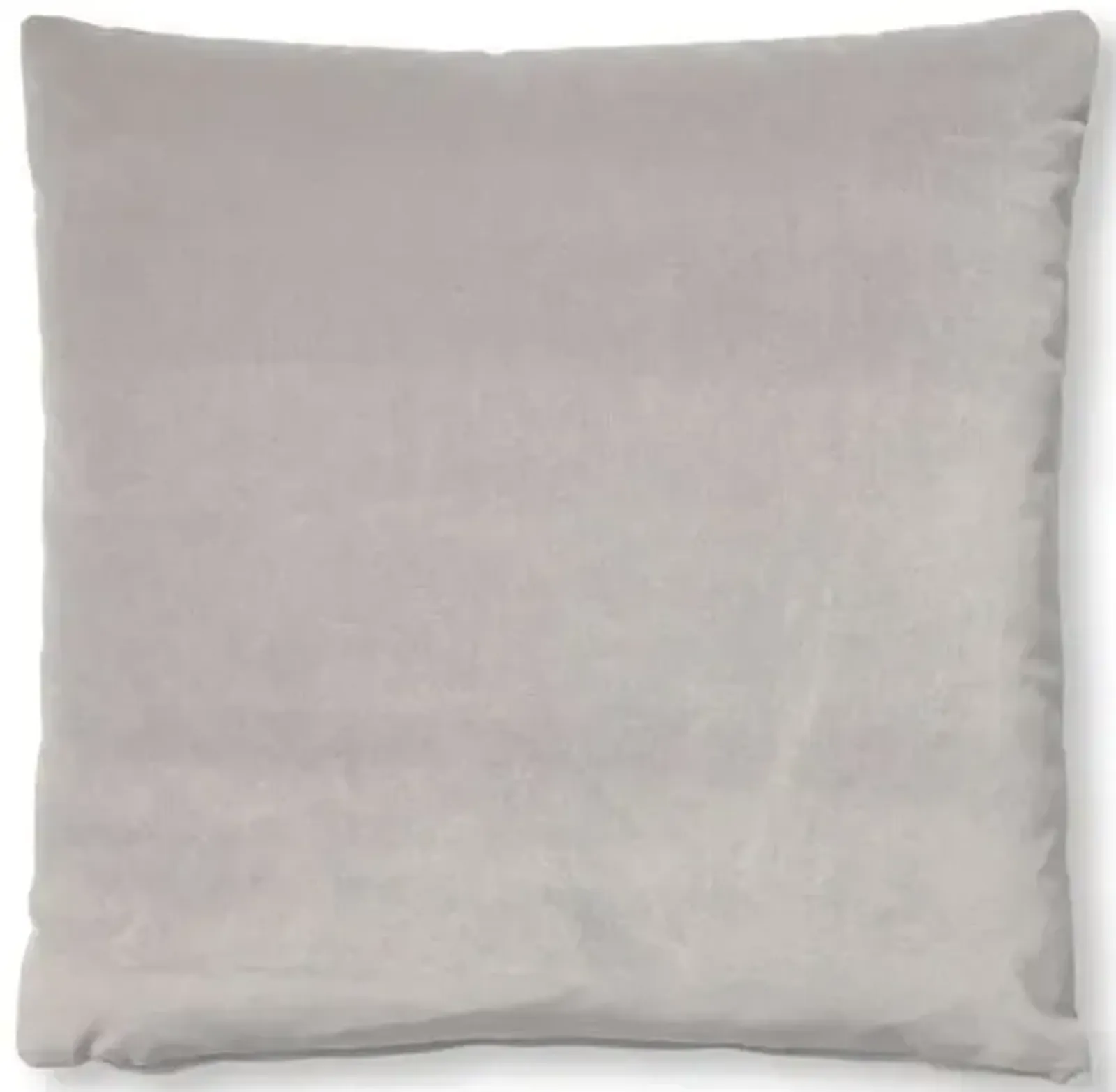 Hazel Pillow - Light Gray Velvet