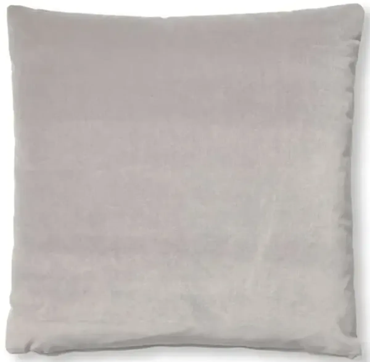 Hazel Pillow - Light Gray Velvet