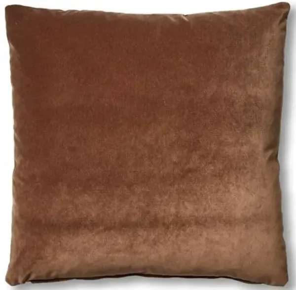 Hazel Pillow - Caf Velvet