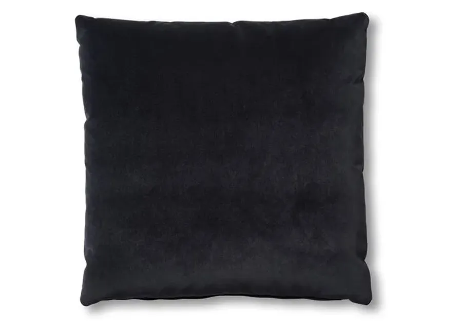 Hazel Pillow - Ebony Velvet