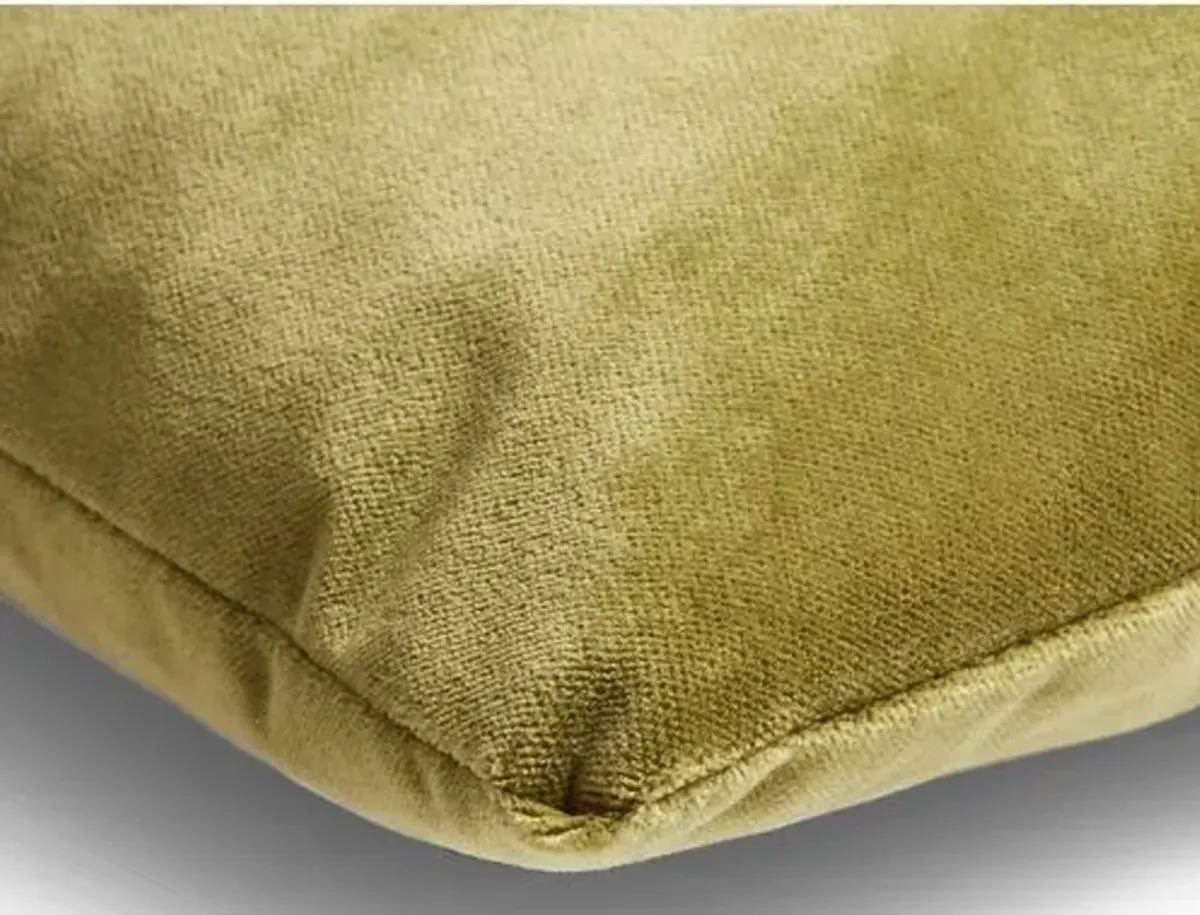 Hazel Pillow - Moss Velvet