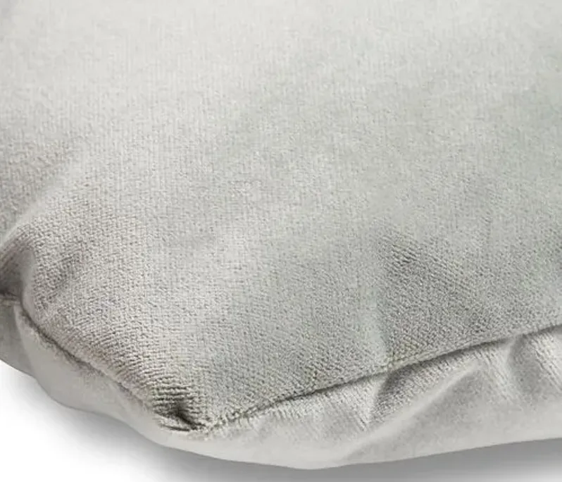 Ada Long Lumbar Pillow - Mineral Velvet