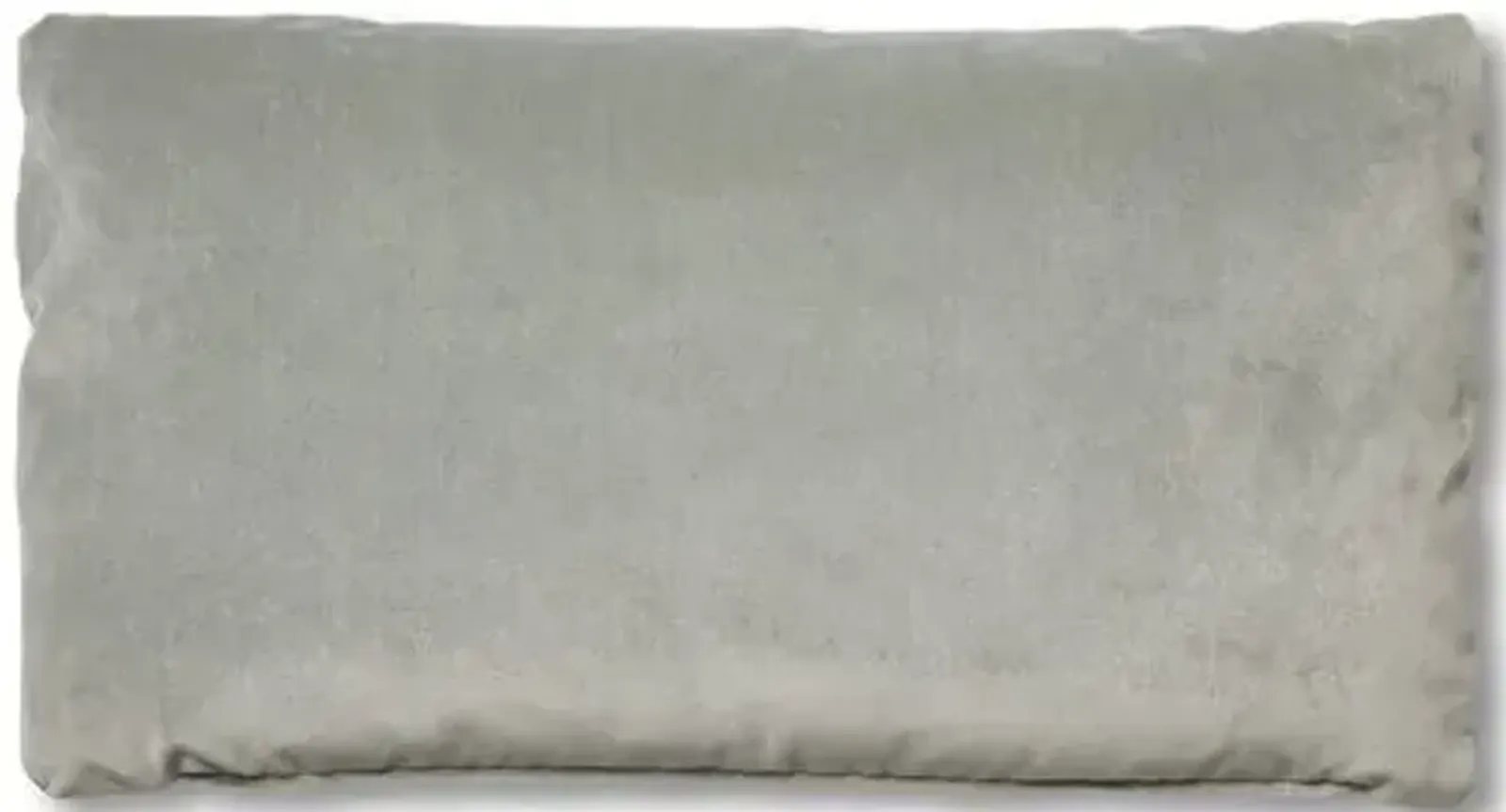 Ada Long Lumbar Pillow - Mineral Velvet