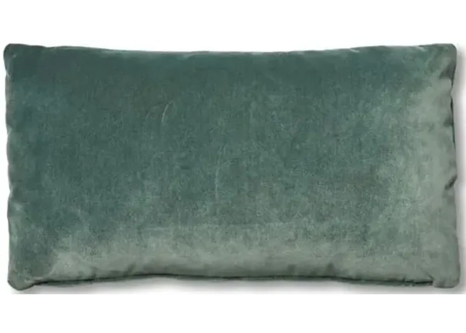 Ada Long Lumbar Pillow - Jade Velvet