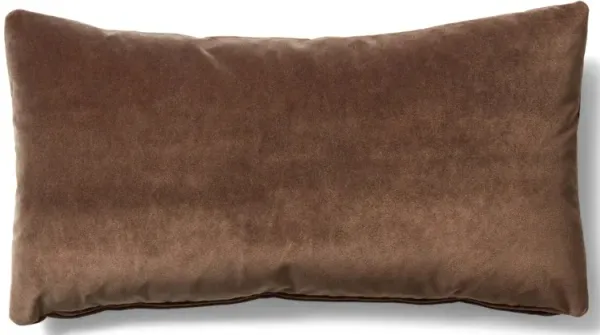 Ada Long Lumbar Pillow, Velvet