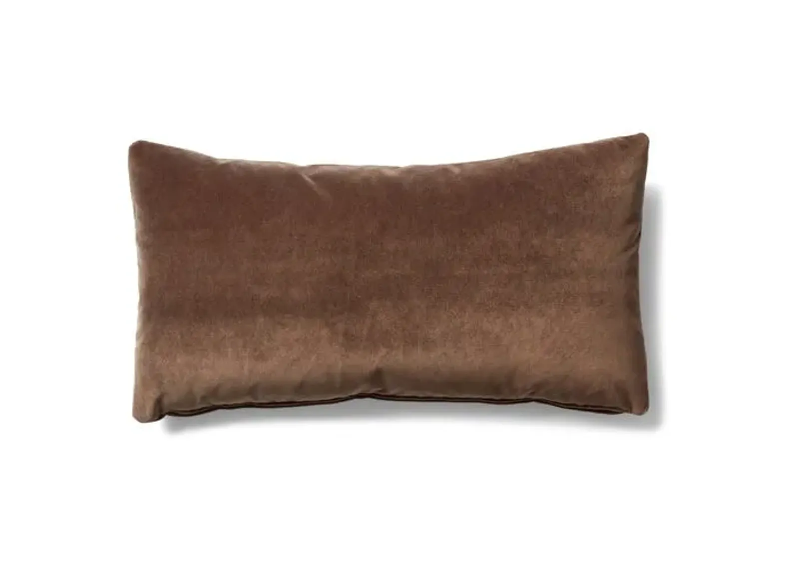 Ada Long Lumbar Pillow - Café Velvet