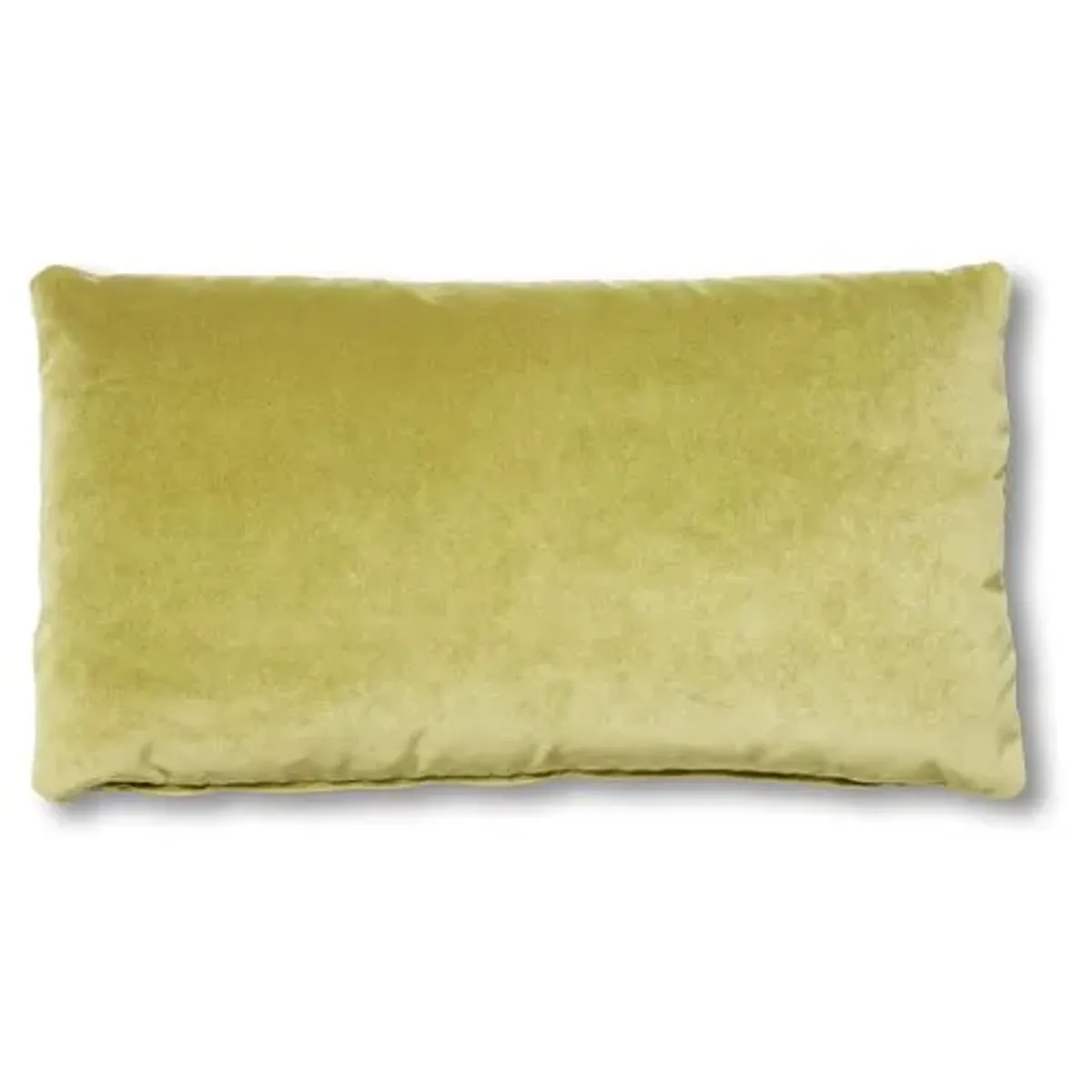 Ada Long Lumbar Pillow - Chartreuse Velvet