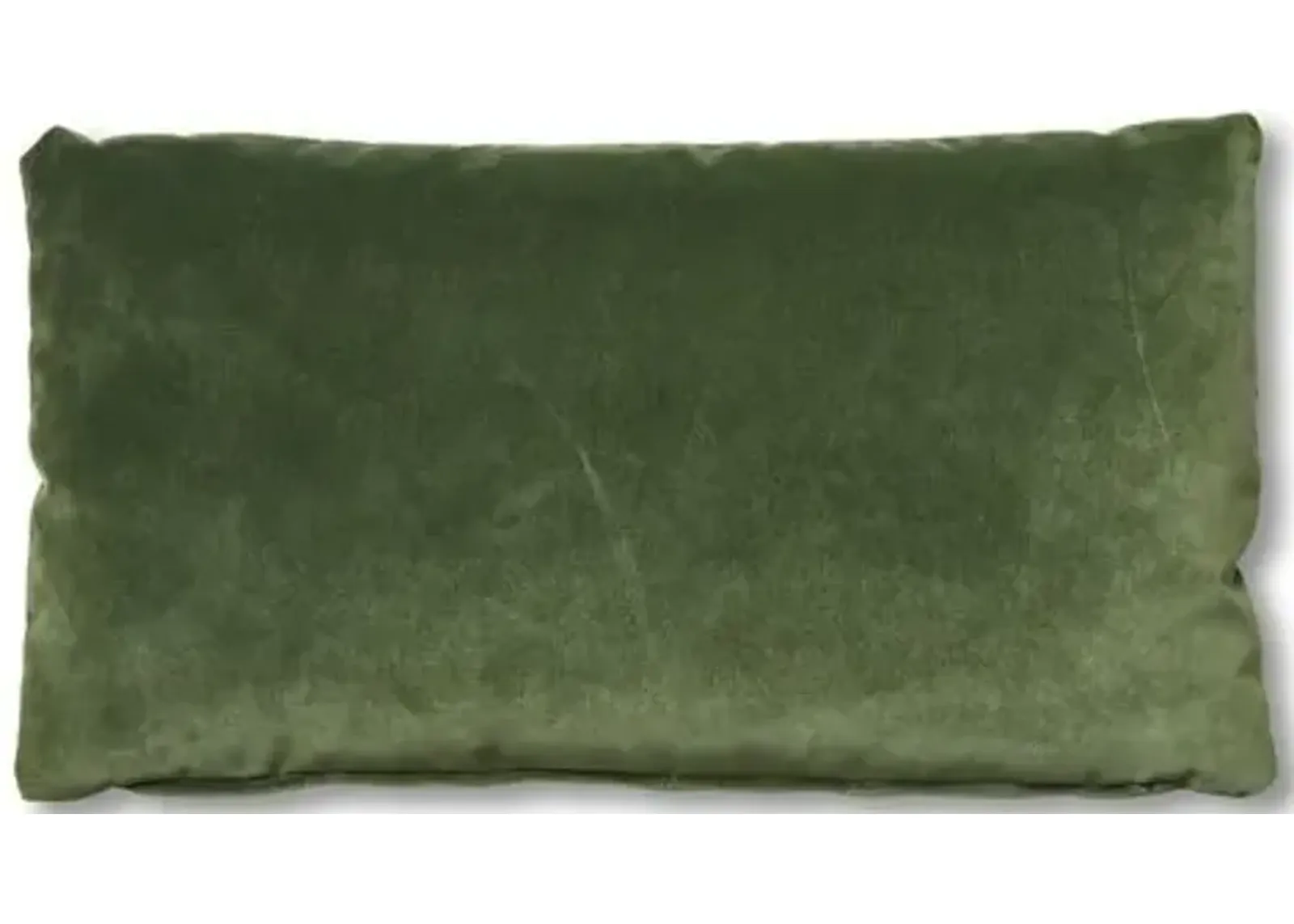 Ada Long Lumbar Pillow - Emerald Velvet