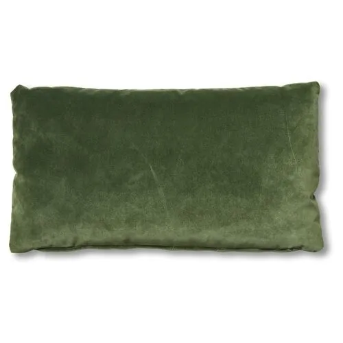 Ada Long Lumbar Pillow - Emerald Velvet