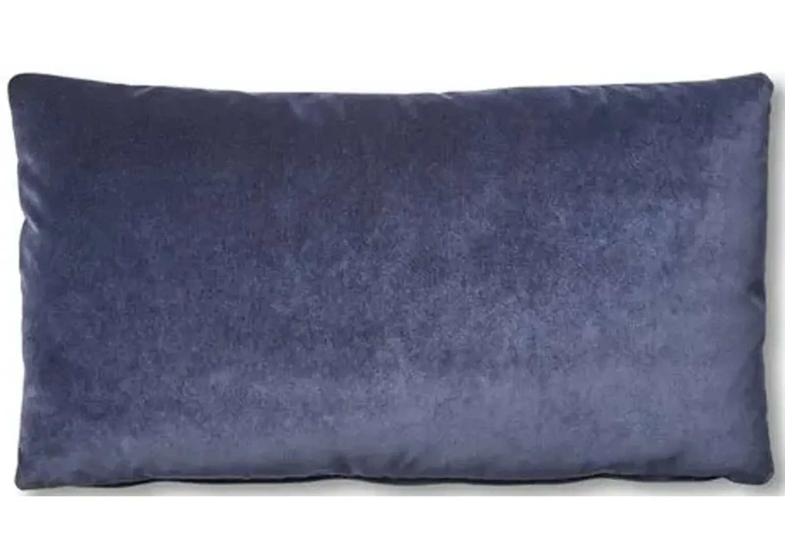 Ada Long Lumbar Pillow - Navy Velvet