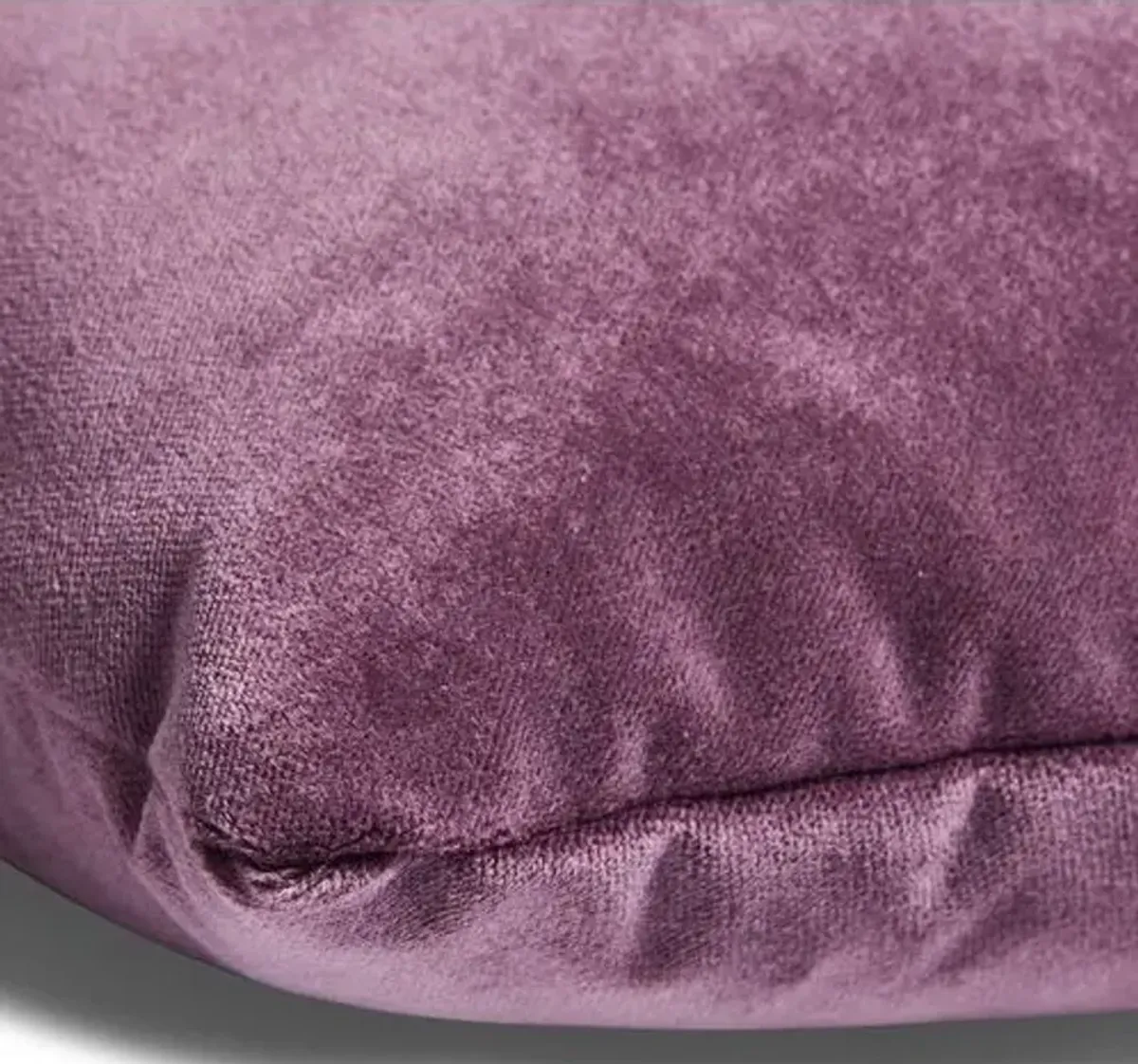 Ada Long Lumbar Pillow - Fig Velvet