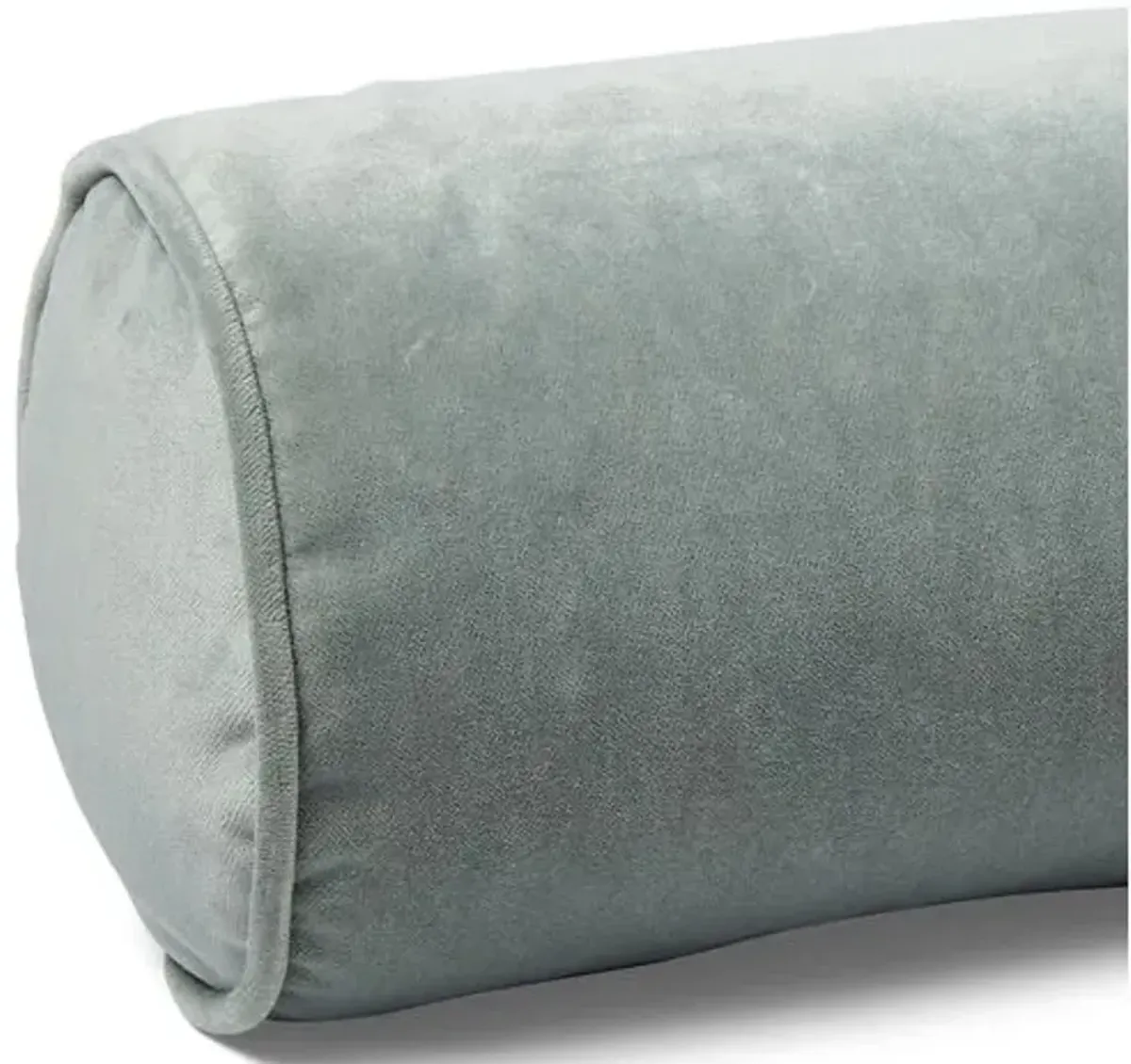 Anne Bolster Pillow - Mineral Velvet