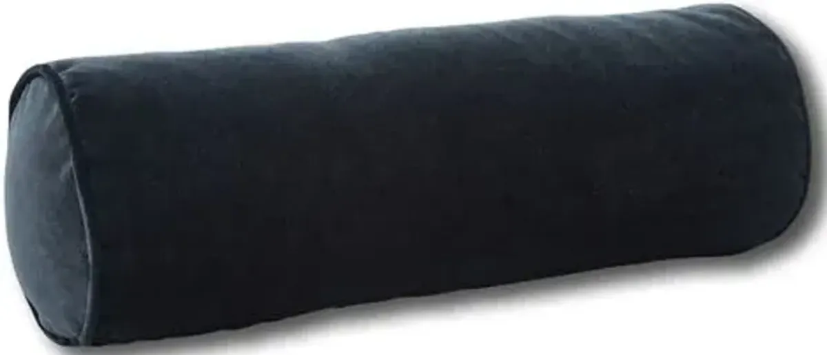 Anne Bolster Pillow - Ebony Velvet