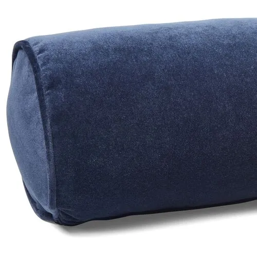 Anne Bolster Pillow - Navy Velvet