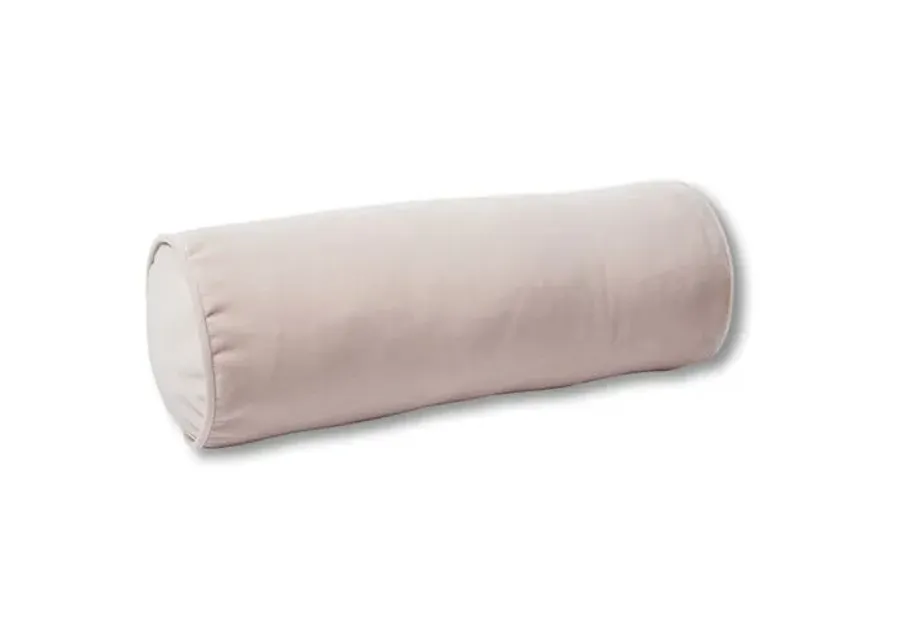 Anne Bolster Pillow - Mauve Velvet