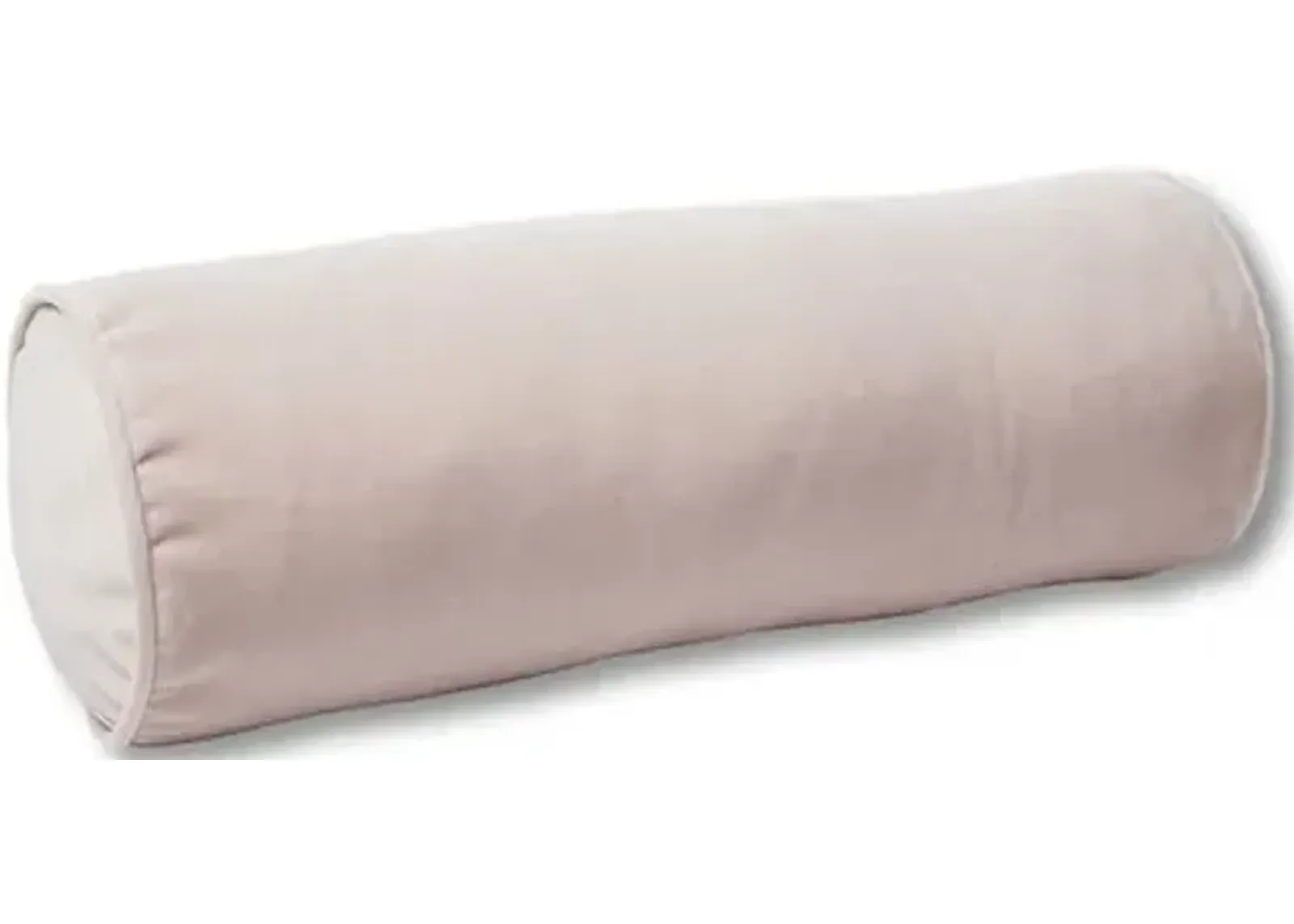 Anne Bolster Pillow - Mauve Velvet