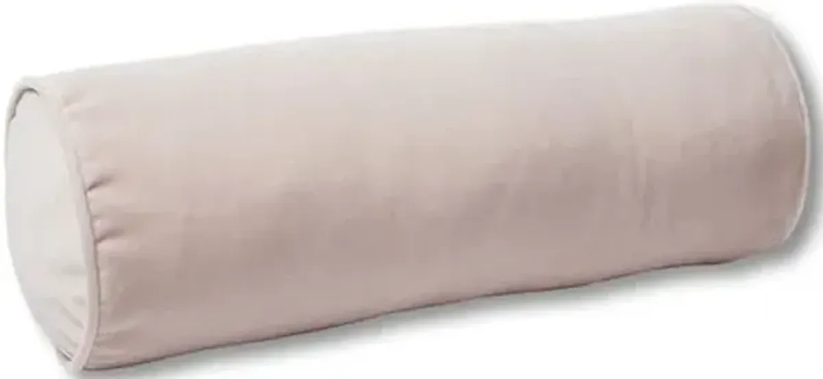 Anne Bolster Pillow - Mauve Velvet