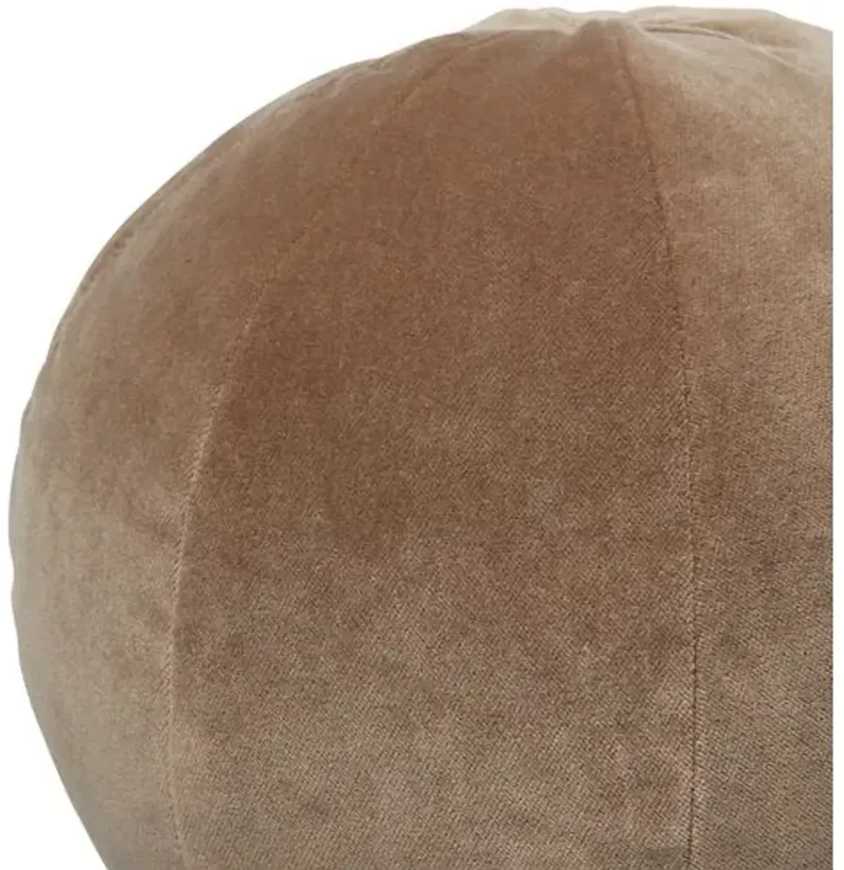 Emma 11x11 Ball Pillow - Toffee Velvet