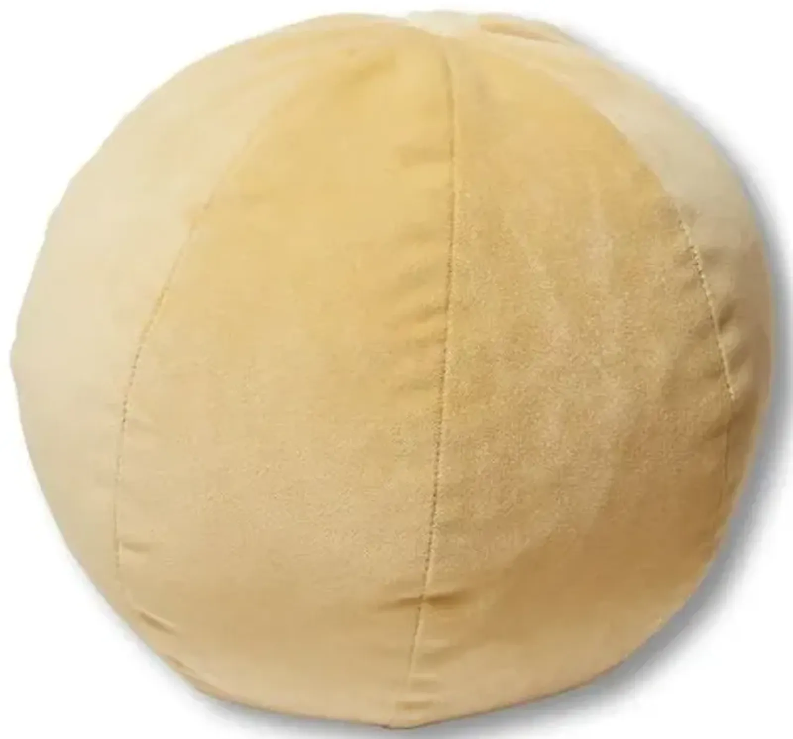 Emma 11x11 Ball Pillow - Canary Velvet