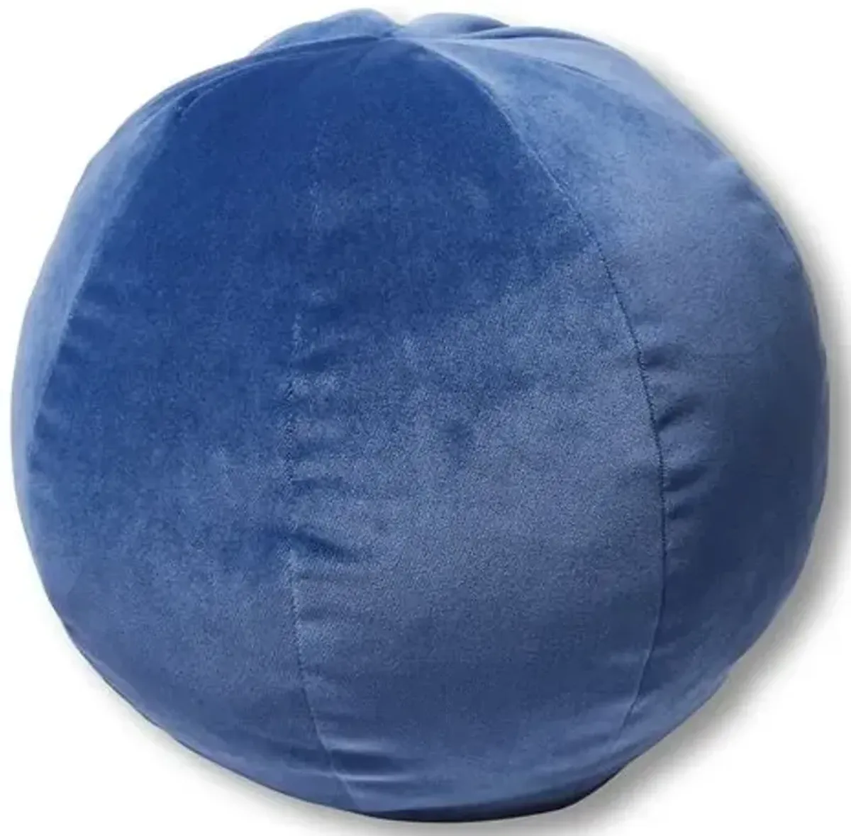 Emma 11x11 Ball Pillow - Cobalt Velvet