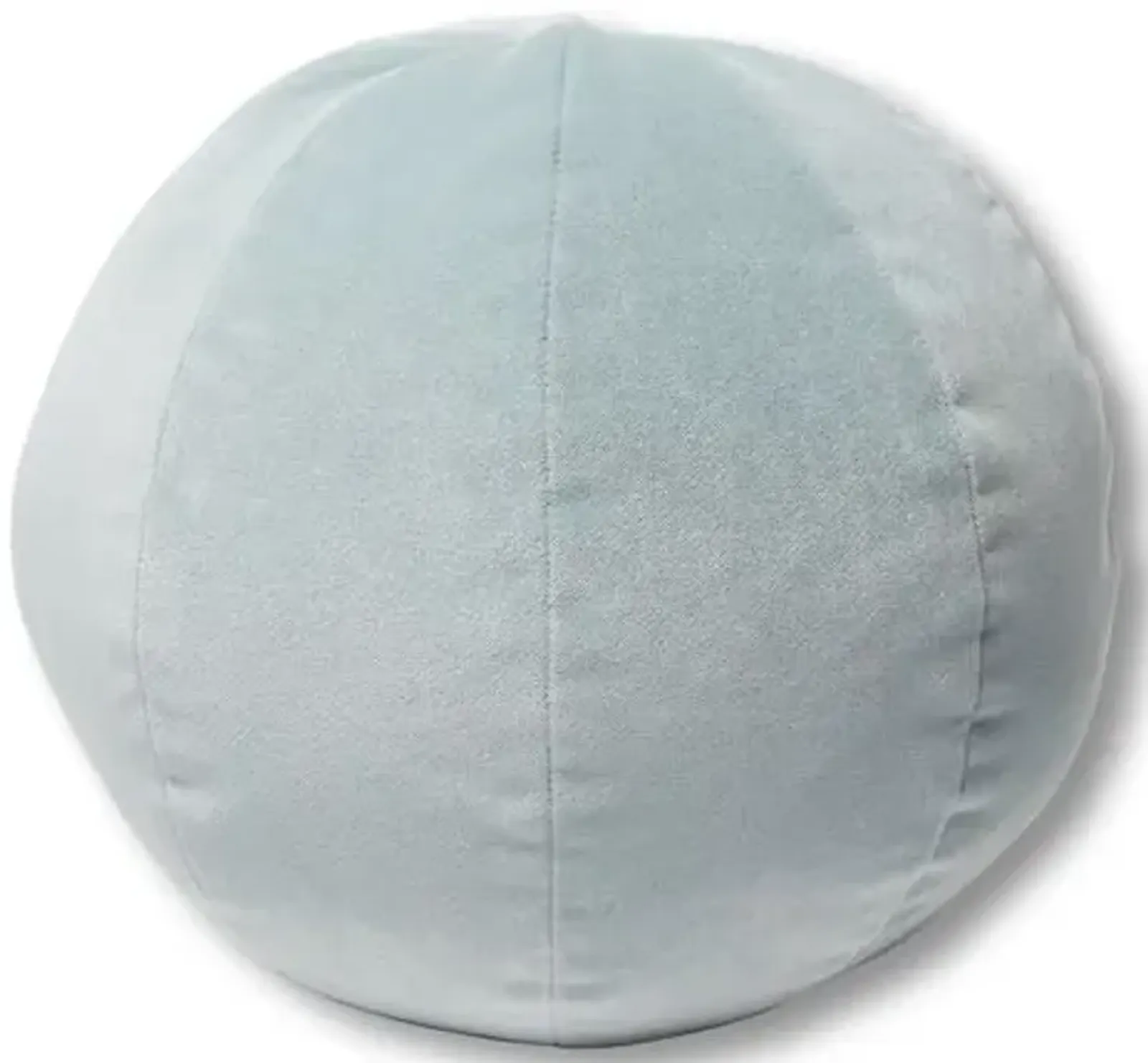 Emma 11x11 Ball Pillow - Sky Blue Velvet