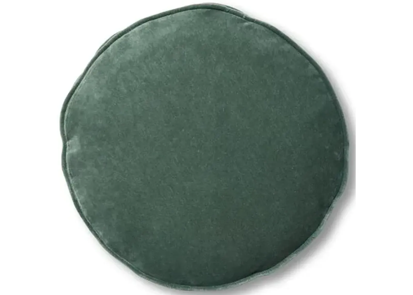 Claire 16x16 Disc Pillow - Jade Velvet