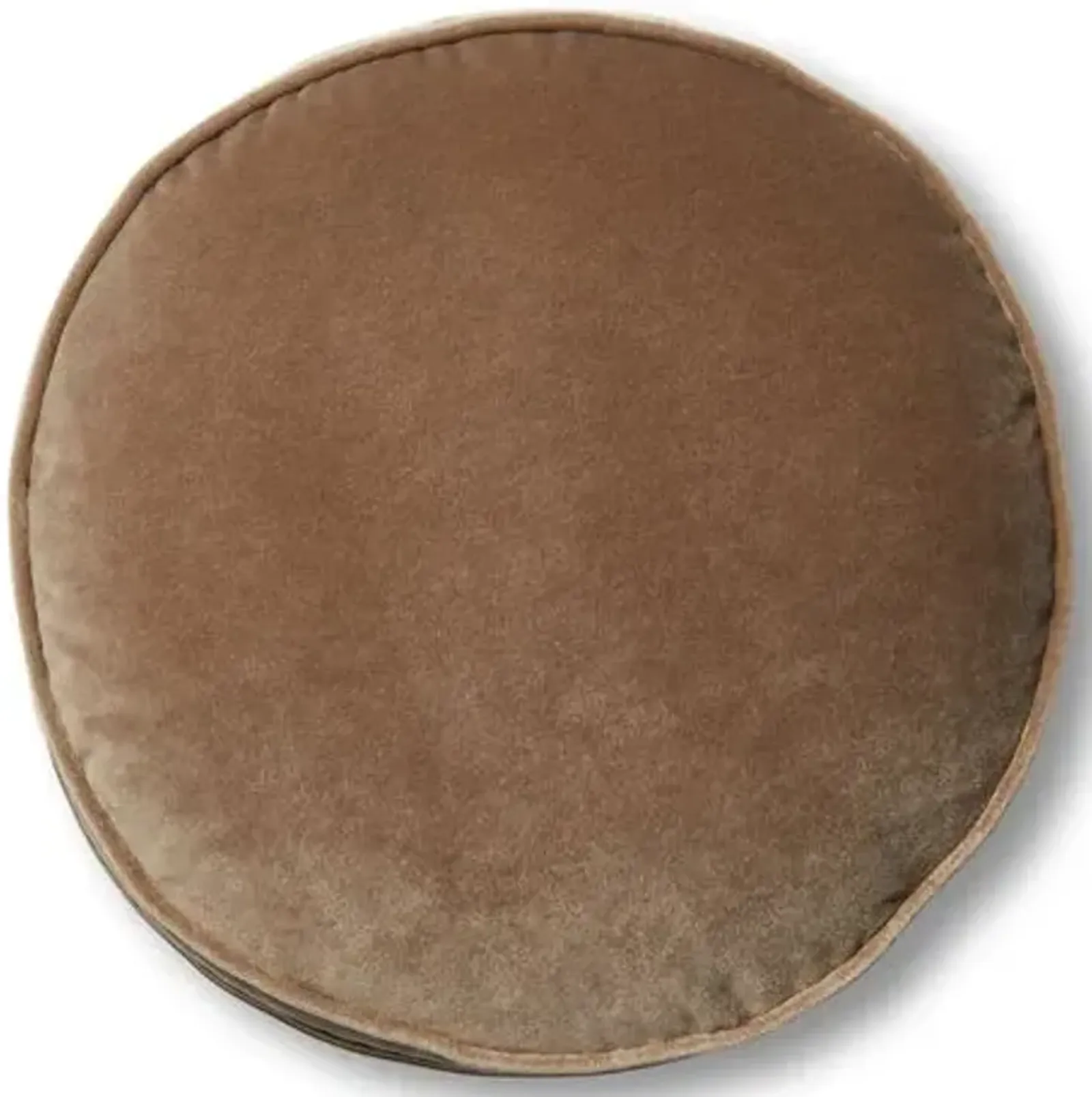 Claire 16x16 Disc Pillow - Toffee Velvet