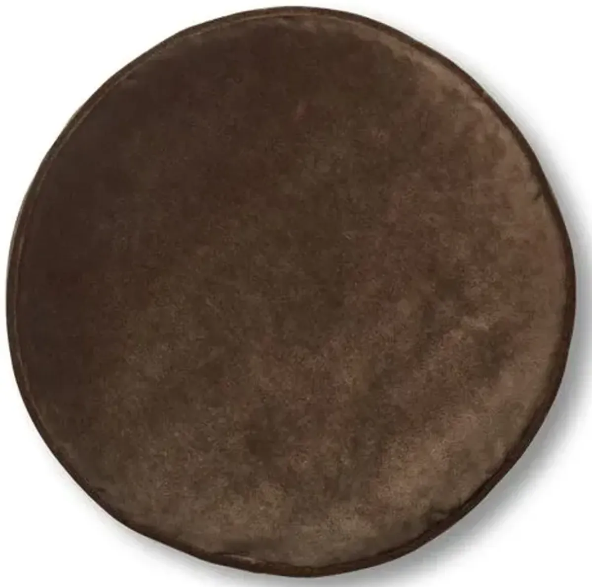 Claire 16x16 Disc Pillow - Café Velvet