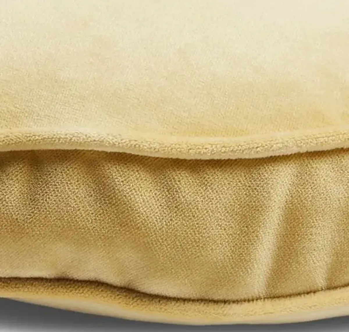 Claire 16x16 Disc Pillow - Canary Velvet