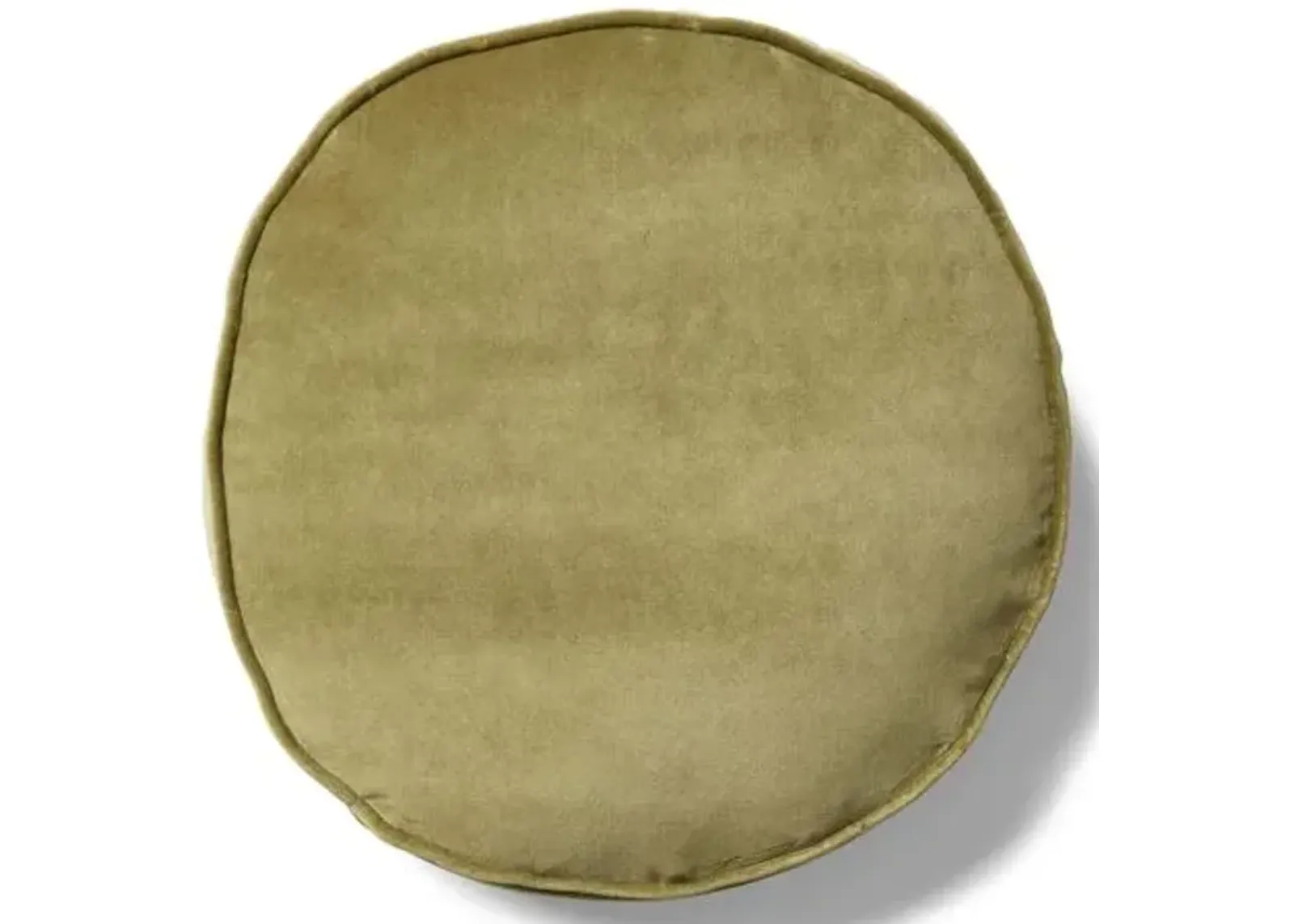 Claire 16x16 Disc Pillow - Moss Velvet