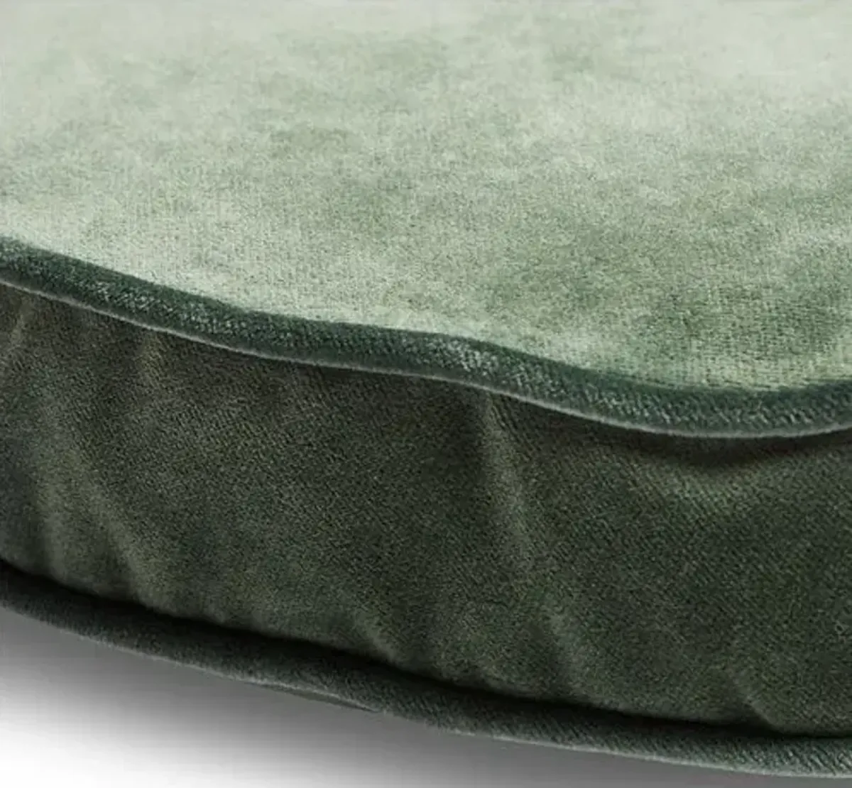 Claire 16x16 Disc Pillow - Emerald Velvet