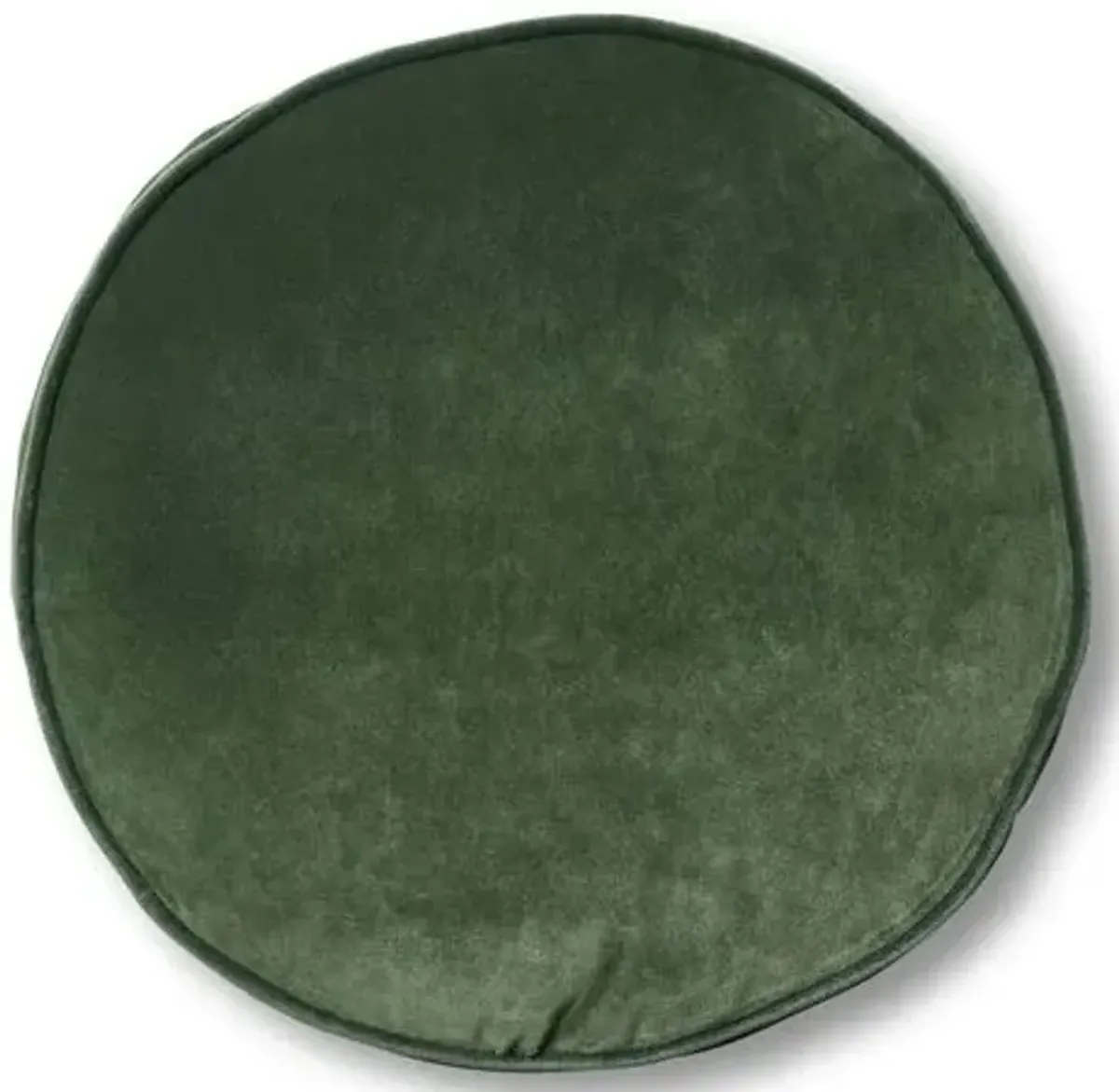 Claire 16x16 Disc Pillow - Emerald Velvet