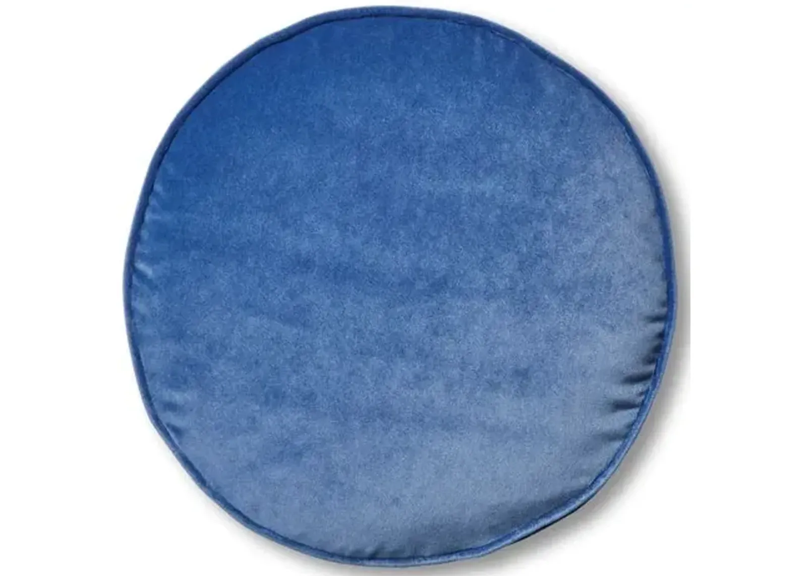 Claire 16x16 Disc Pillow - Cobalt Velvet