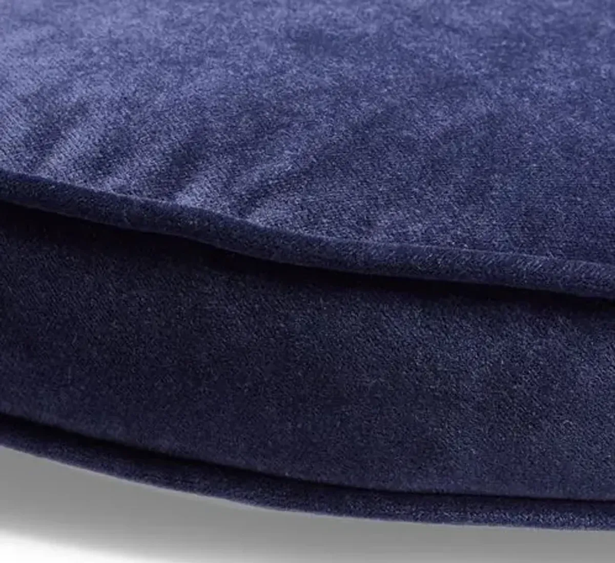 Claire 16x16 Disc Pillow - Navy Velvet