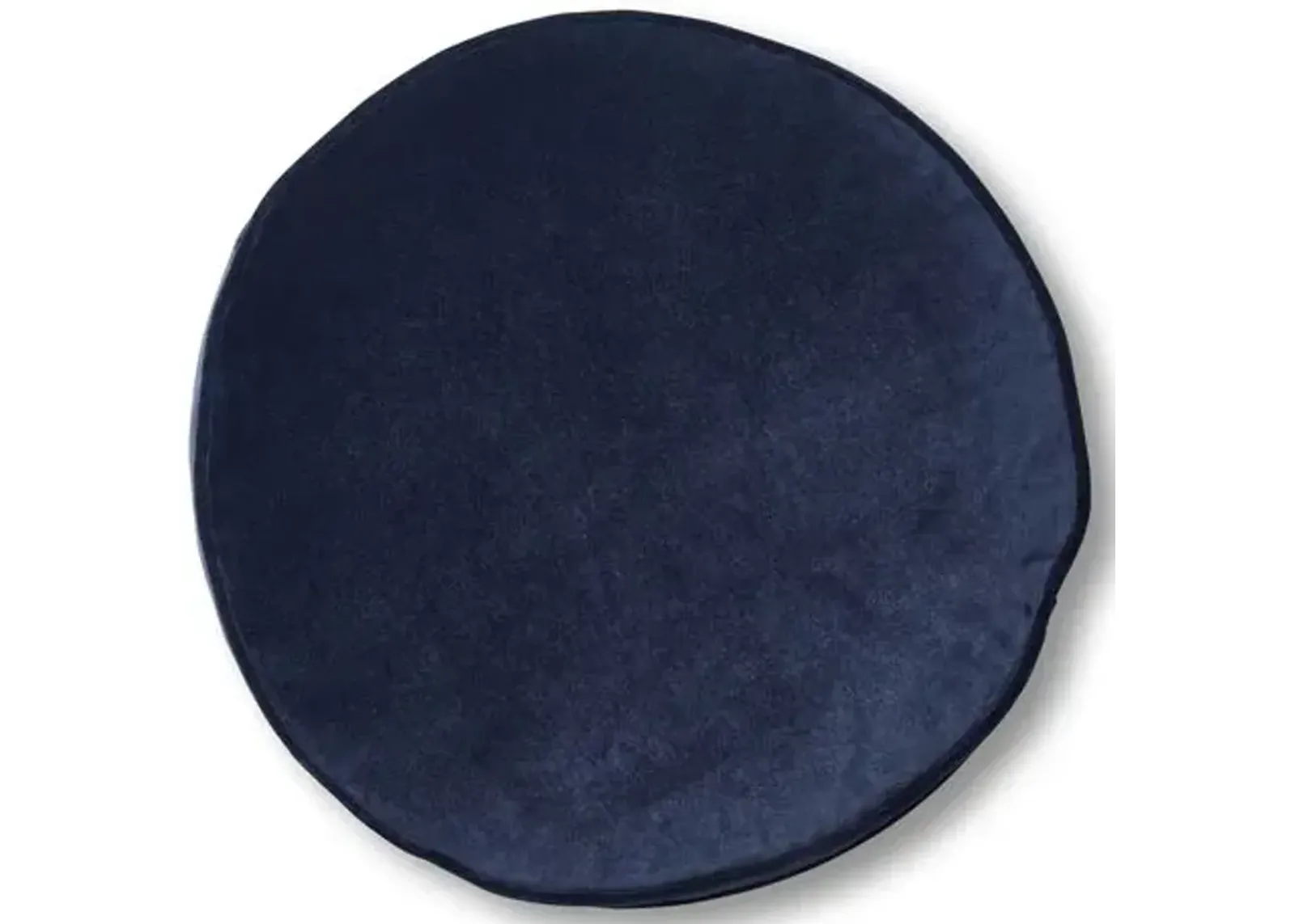 Claire 16x16 Disc Pillow - Navy Velvet