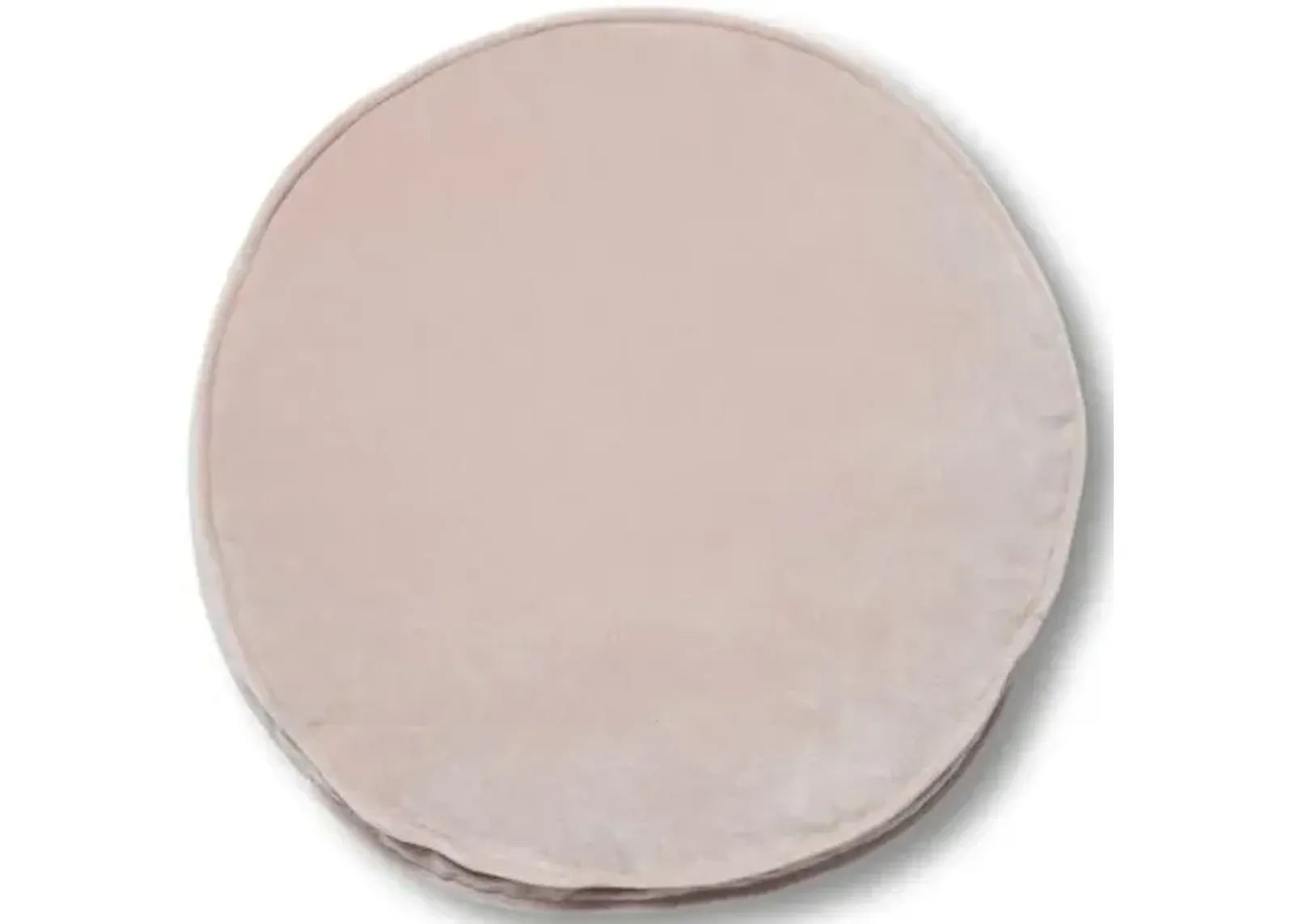 Claire 16x16 Disc Pillow - Mauve Velvet