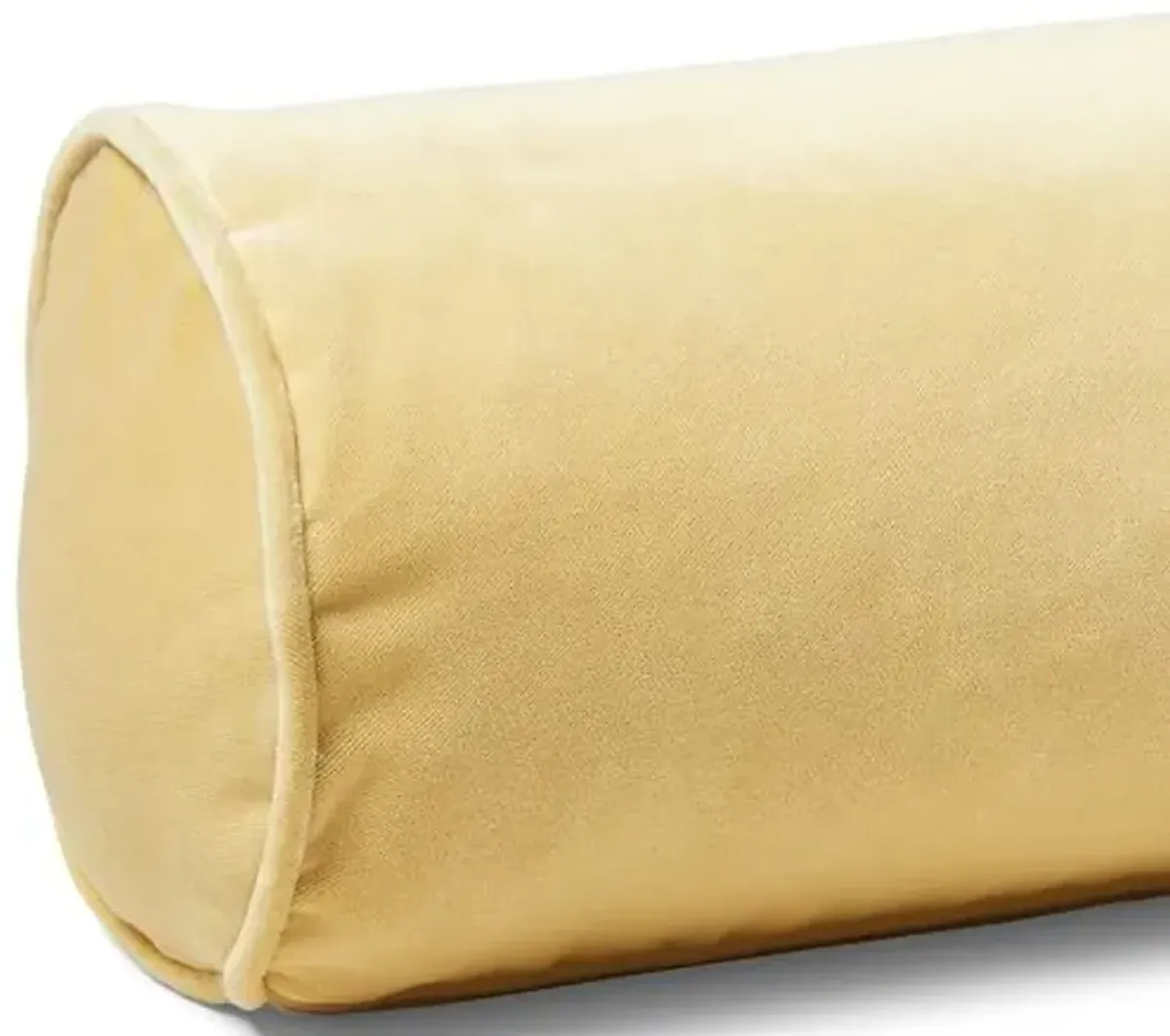 Anne Bolster Pillow - Canary Velvet