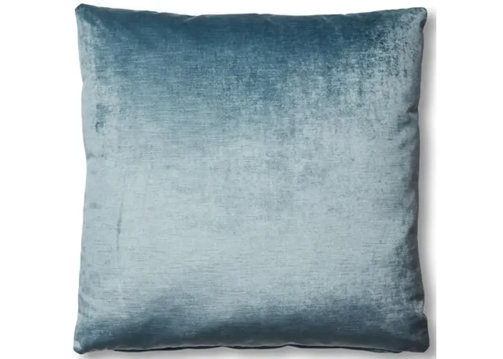 Hazel Pillow - Denim Blue Velvet