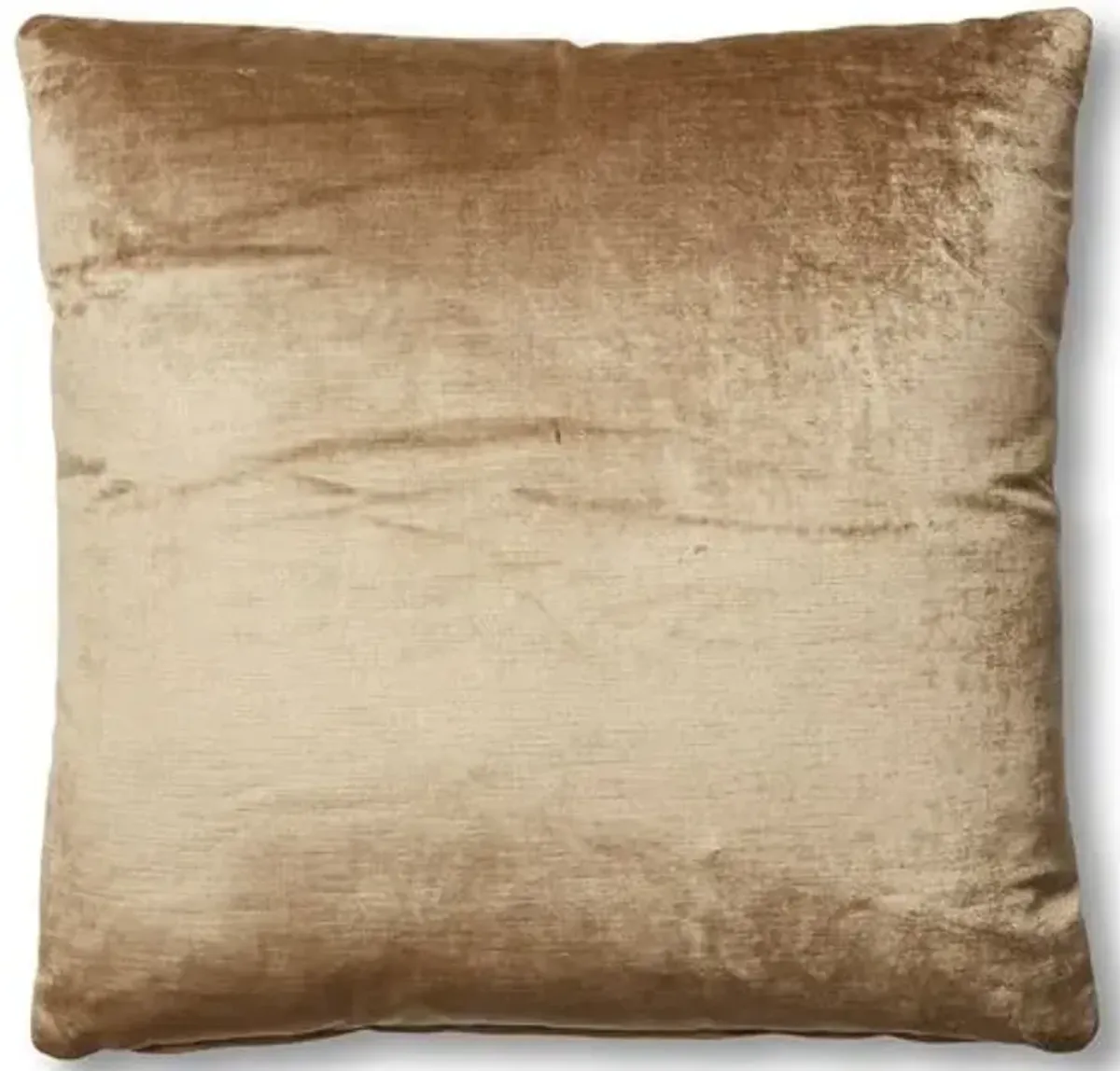 Hazel Pillow - Putty Velvet