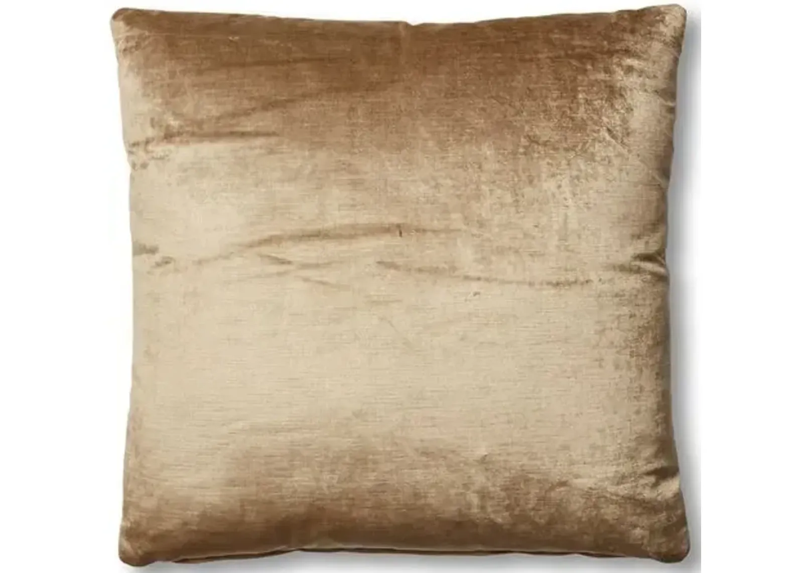 Hazel Pillow - Putty Velvet