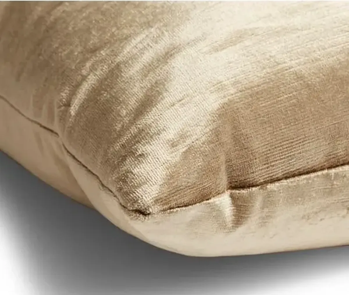 Hazel Pillow - Putty Velvet